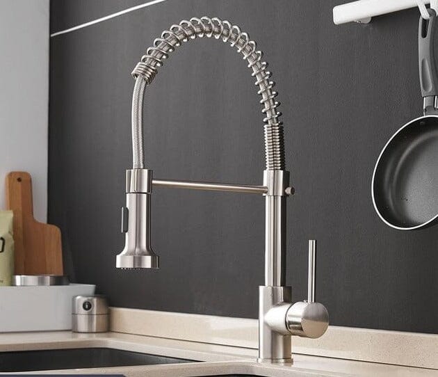 Chef Gourmet Pull-Down Kitchen Faucet with Hot & Cold Mixer