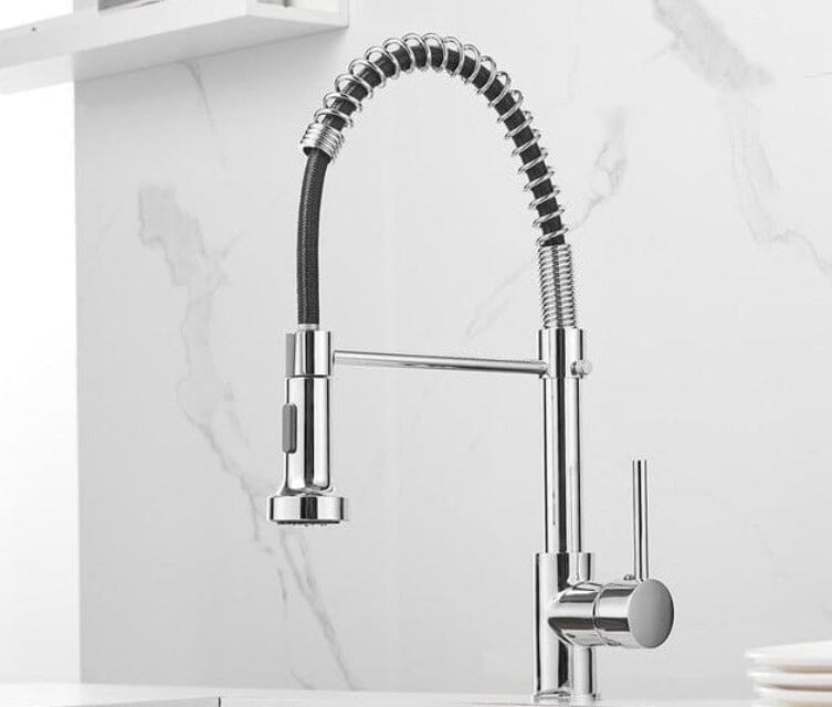 Chef Gourmet Pull-Down Kitchen Faucet with Hot & Cold Mixer