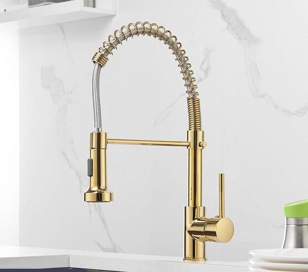 Chef Gourmet Pull-Down Kitchen Faucet with Hot & Cold Mixer