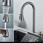 Gourmet Kitchen Faucet with Waterfall