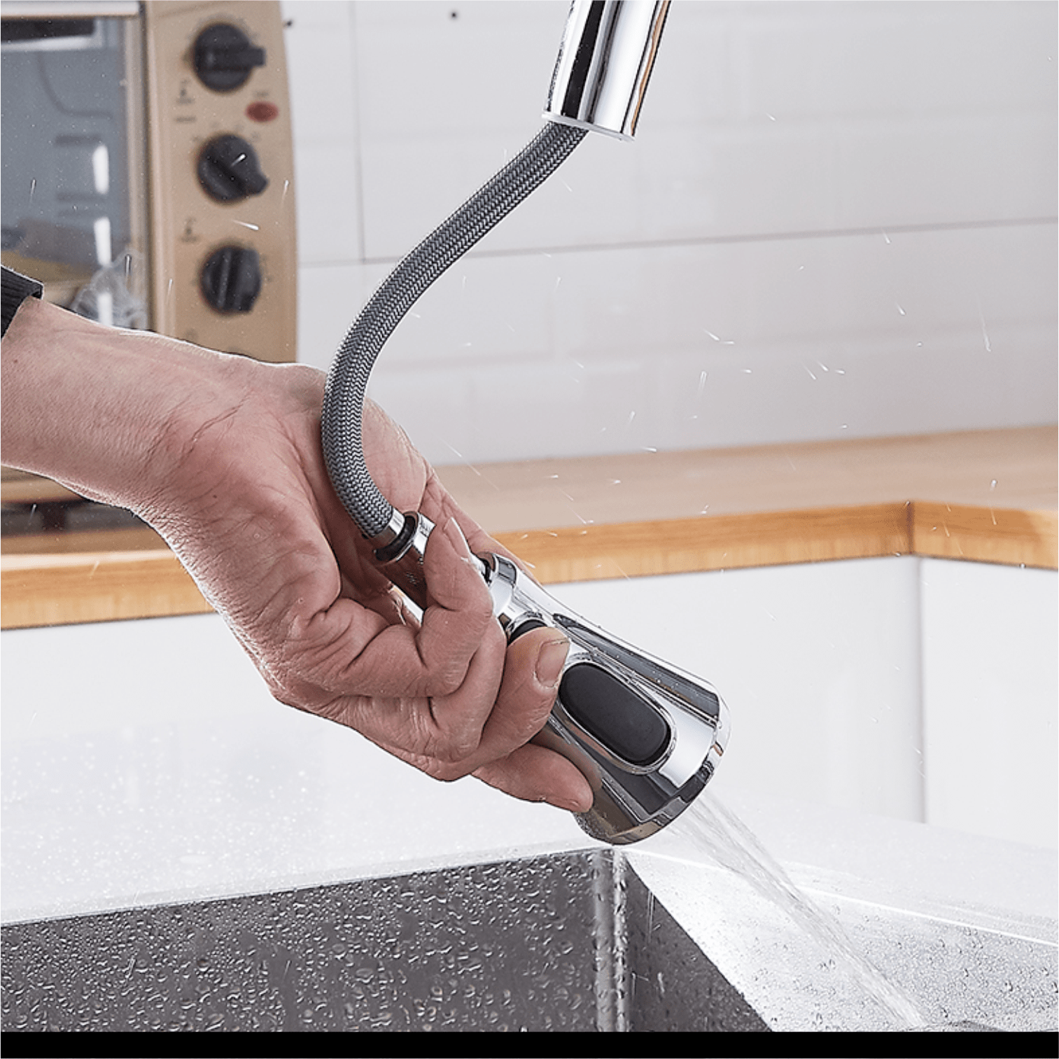 Premium Kitchen Pull-Down Sprayer Faucet
