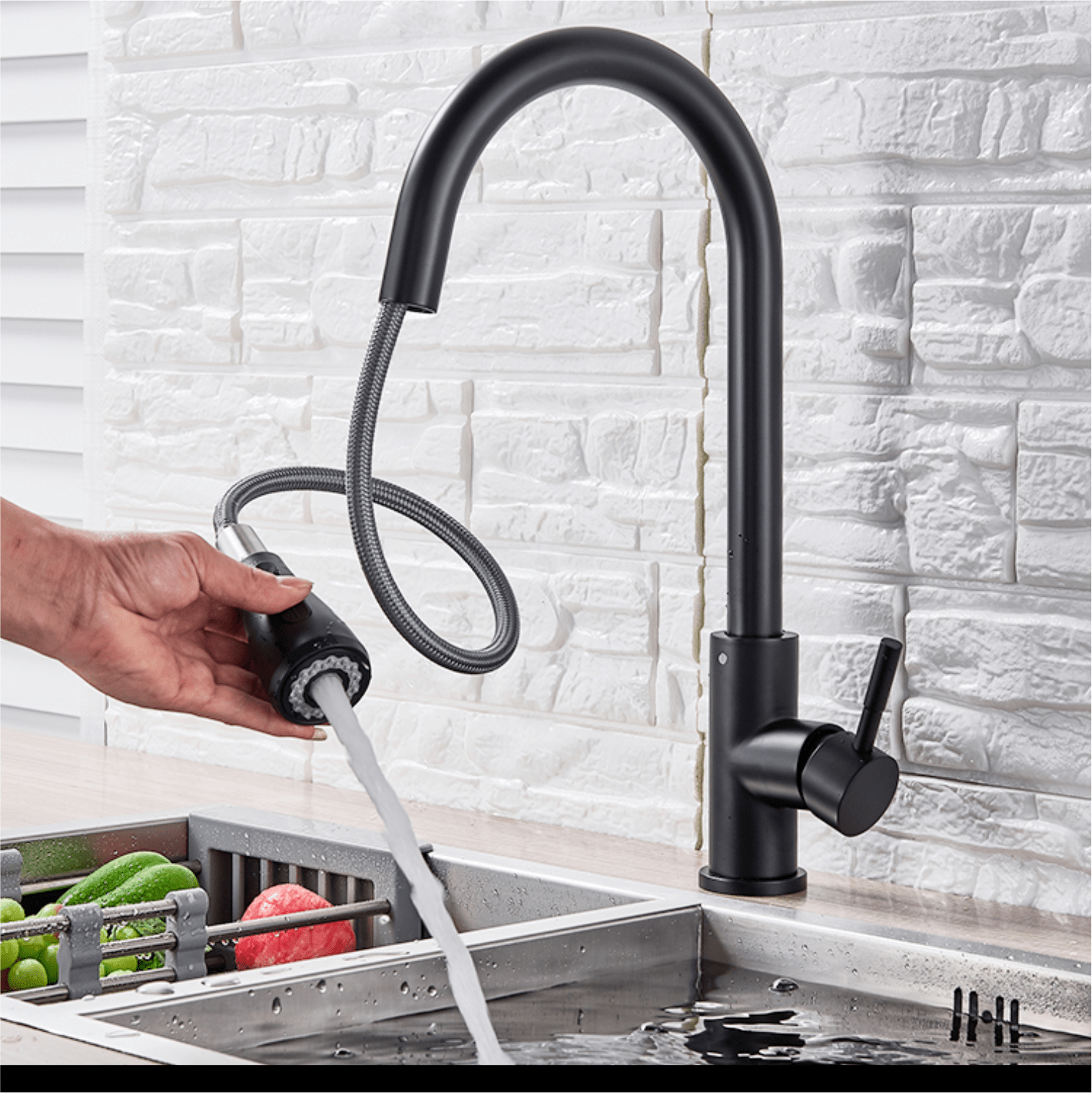 Premium Kitchen Pull-Down Sprayer Faucet