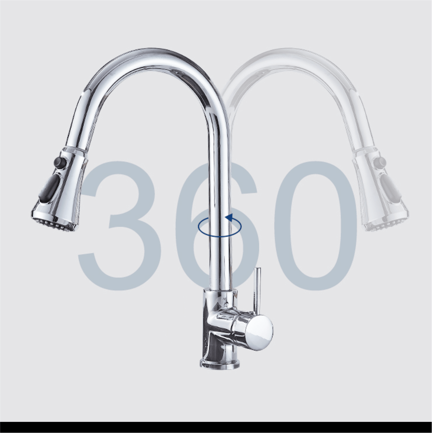 Premium Kitchen Pull-Down Sprayer Faucet