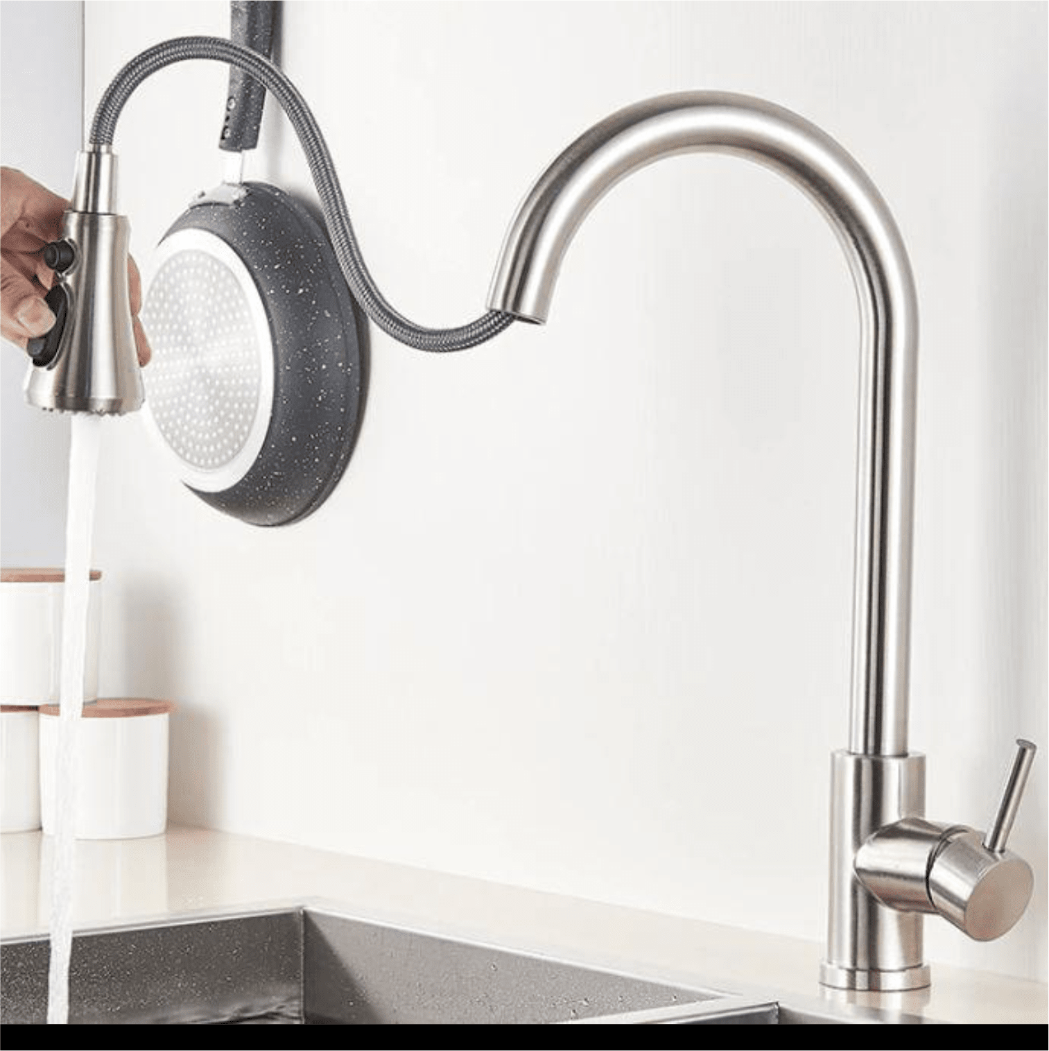 Premium Kitchen Pull-Down Sprayer Faucet