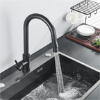Gourmet Faucet with Touch Sensor, Extendable, for Kitchen - SensePlow