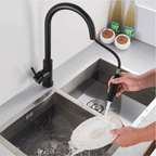 Gourmet Faucet with Touch Sensor, Extendable, for Kitchen - SensePlow