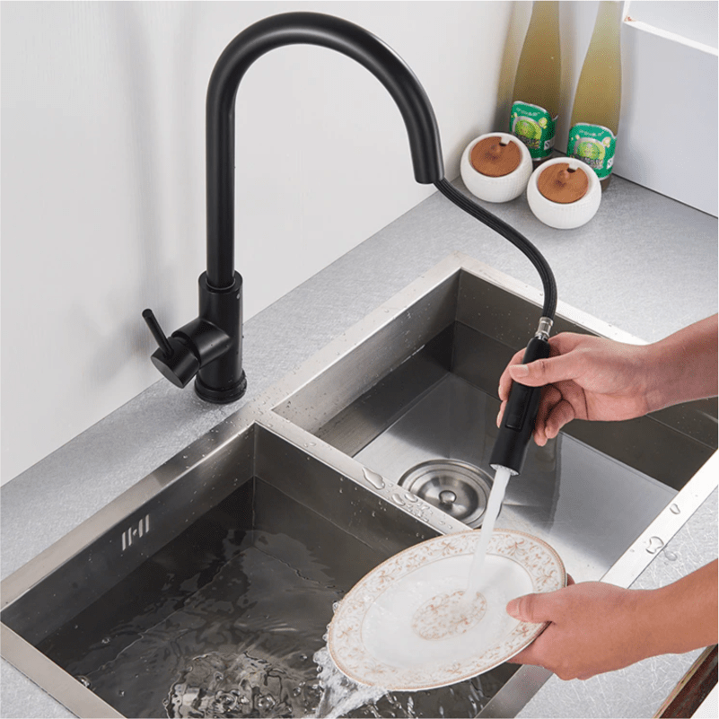 Gourmet Faucet with Touch Sensor, Extendable, for Kitchen - SensePlow