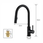 Gourmet Faucet with Touch Sensor, Extendable, for Kitchen - SensePlow