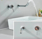 Wall-Mounted Single-Handle Bathroom Faucet 360° Swivel - Broklyn