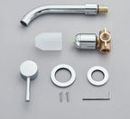Wall-Mounted Single-Handle Bathroom Faucet 360° Swivel - Broklyn