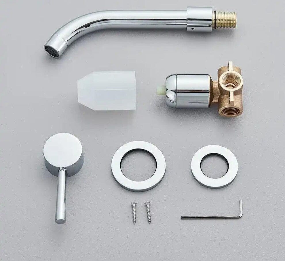 Wall-Mounted Single-Handle Bathroom Faucet 360° Swivel - Broklyn