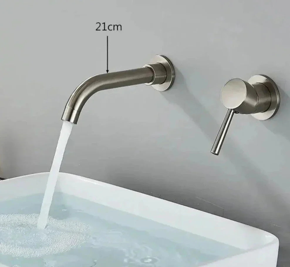 Wall-Mounted Single-Handle Bathroom Faucet 360° Swivel - Broklyn