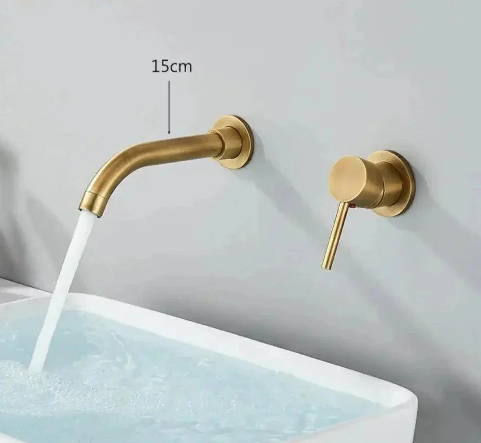 Wall-Mounted Single-Handle Bathroom Faucet 360° Swivel - Broklyn