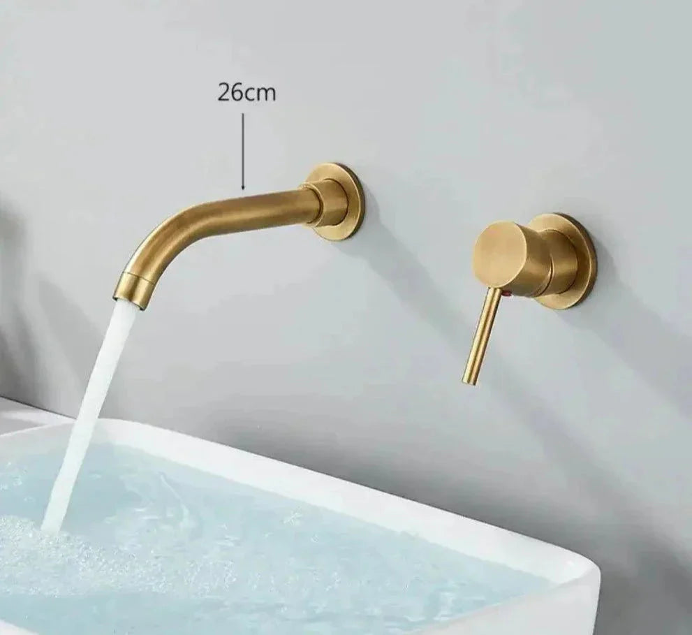 Wall-Mounted Single-Handle Bathroom Faucet 360° Swivel - Broklyn