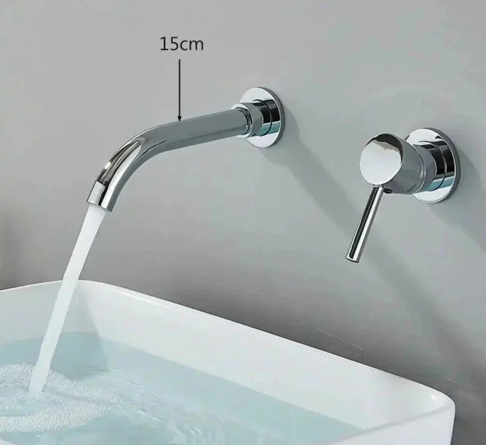 Wall-Mounted Single-Handle Bathroom Faucet 360° Swivel - Broklyn