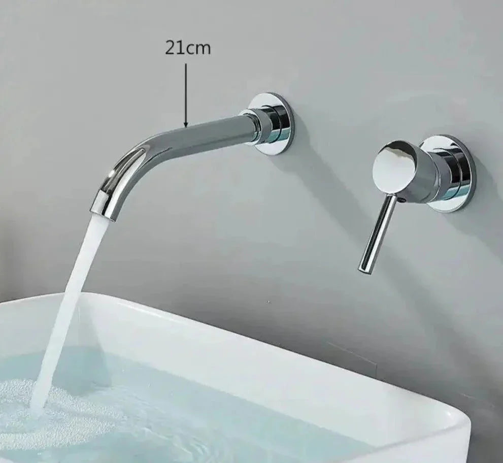 Wall-Mounted Single-Handle Bathroom Faucet 360° Swivel - Broklyn