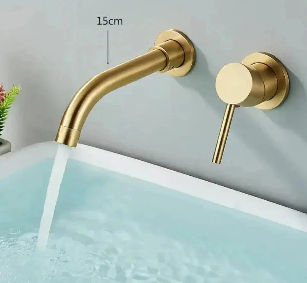 Wall-Mounted Single-Handle Bathroom Faucet 360° Swivel - Broklyn