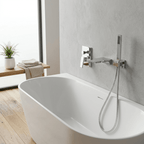 The HydroLux Elite Single-Handle Wall-Mounted Tub Filler Faucet