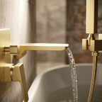 The HydroLux Elite Single-Handle Wall-Mounted Tub Filler Faucet