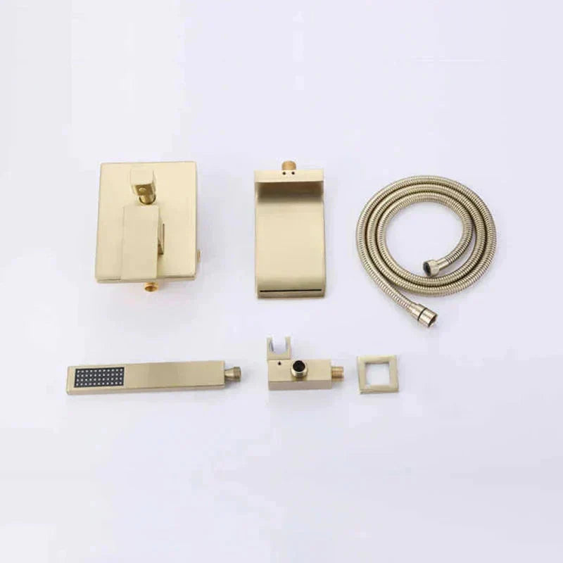 The HydroLux Elite Single-Handle Wall-Mounted Tub Filler Faucet