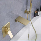 The HydroLux Elite Single-Handle Wall-Mounted Tub Filler Faucet