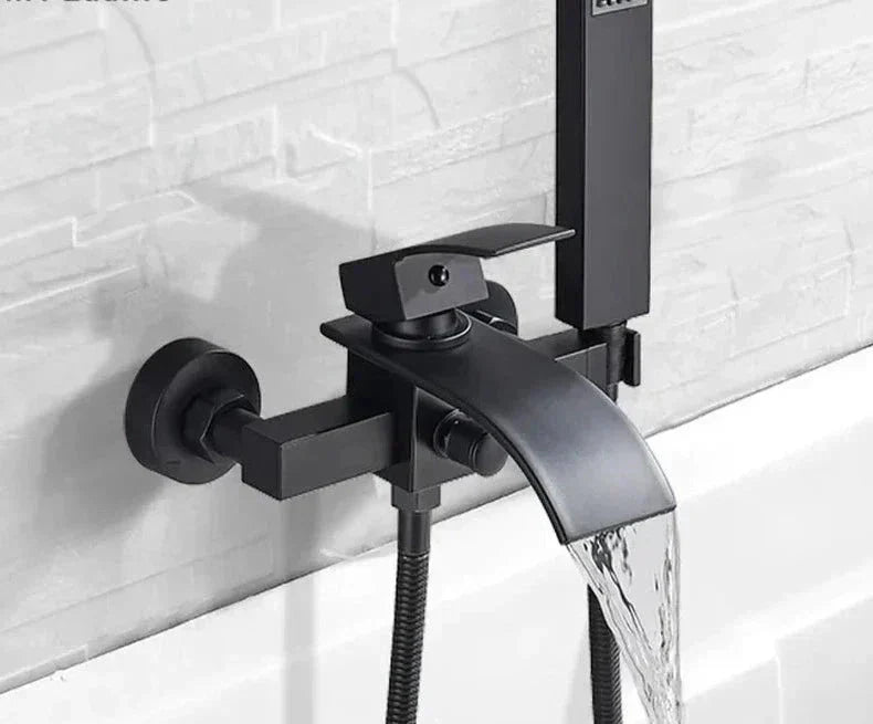 HydroGlow Single-Handle Wall-Mounted Tub Filler Chandelier Faucet