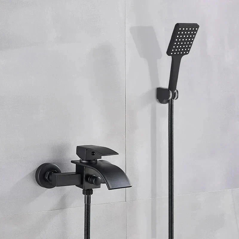 HydroGlow Single-Handle Wall-Mounted Tub Filler Chandelier Faucet