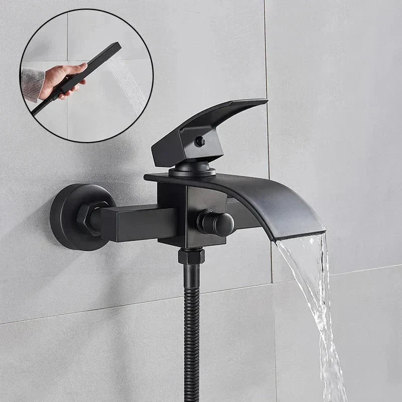 HydroGlow Single-Handle Wall-Mounted Tub Filler Chandelier Faucet