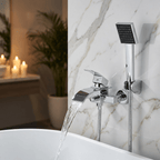 HydroGlow Single-Handle Wall-Mounted Tub Filler Chandelier Faucet