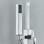 Artifice Home Curty Luxury Freestanding Bathtub Faucet - Chrome