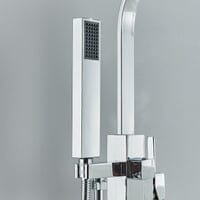 Artifice Home Curty Luxury Freestanding Bathtub Faucet - Chrome