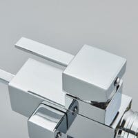 Artifice Home Curty Luxury Freestanding Bathtub Faucet - Chrome