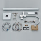 Artifice Home Curty Luxury Freestanding Bathtub Faucet - Chrome
