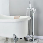 Kardec Floor-Mounted Waterfall Bathtub Faucet with Mixer