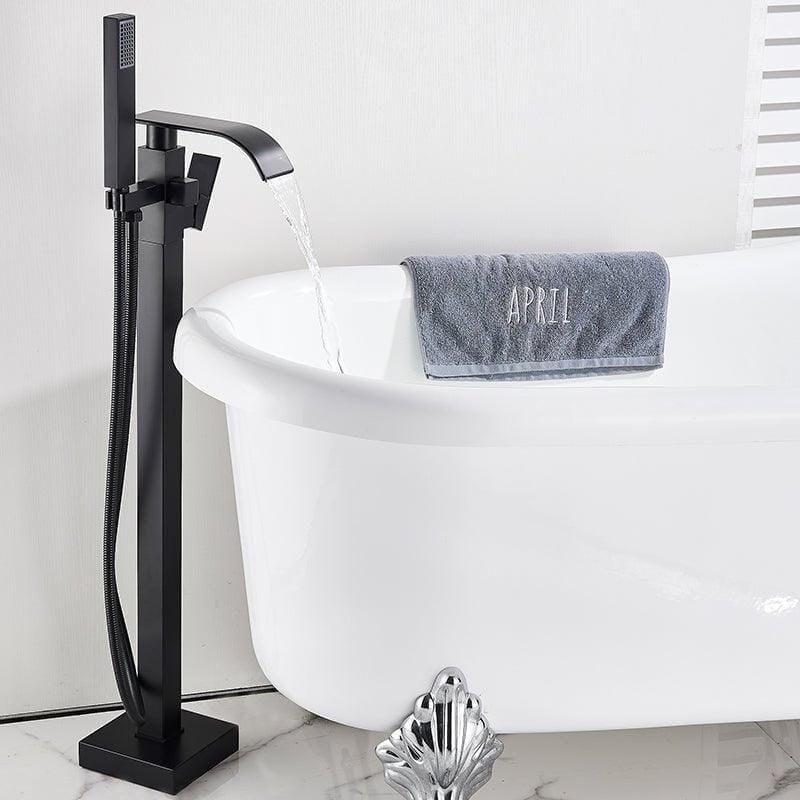 Kardec Floor-Mounted Waterfall Bathtub Faucet with Mixer