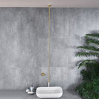 Glass Ceiling-Mount Faucet for Basin and Bathtub