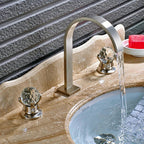 Cristal Haalz Double-Handle Bathroom Faucet - Sophistication and Elegance
