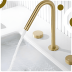 Crysty Widespread High-Spout Luxury Bathroom Faucet