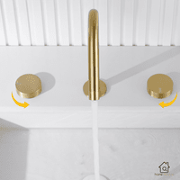 Crysty Widespread High-Spout Luxury Bathroom Faucet