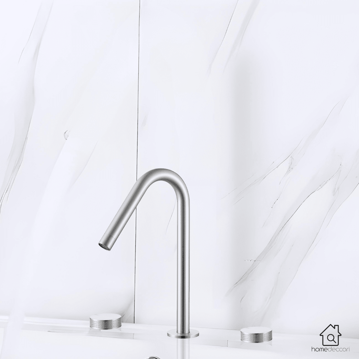 Crysty Widespread High-Spout Luxury Bathroom Faucet