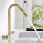 Crysty Widespread High-Spout Luxury Bathroom Faucet