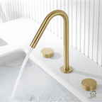 Crysty Widespread High-Spout Luxury Bathroom Faucet