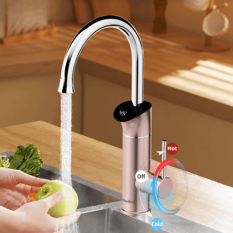 Artifice Home Perugia Electric Kitchen Faucet - Countertop Digital Display 110V