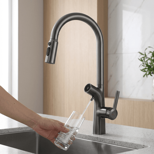 AquaPura Gold Gourmet Faucet