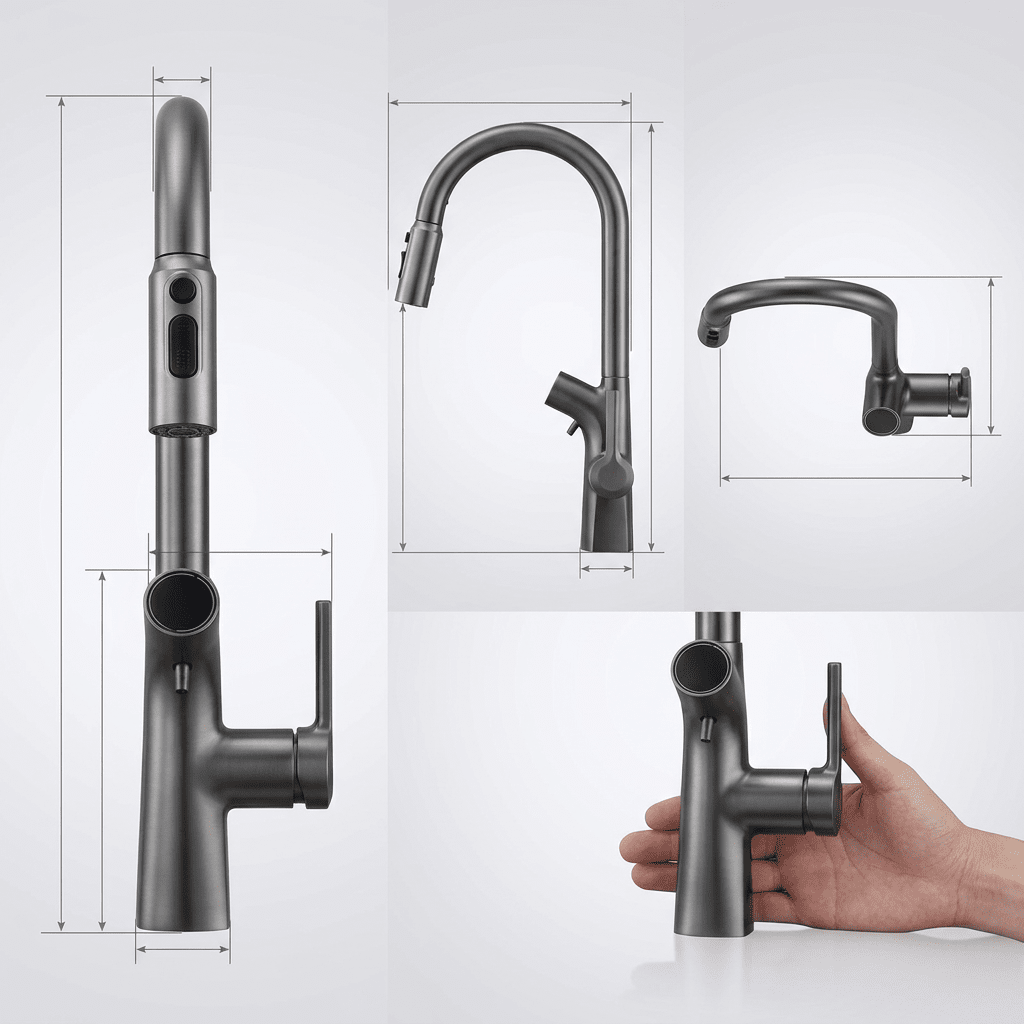 AquaPura Gold Gourmet Faucet