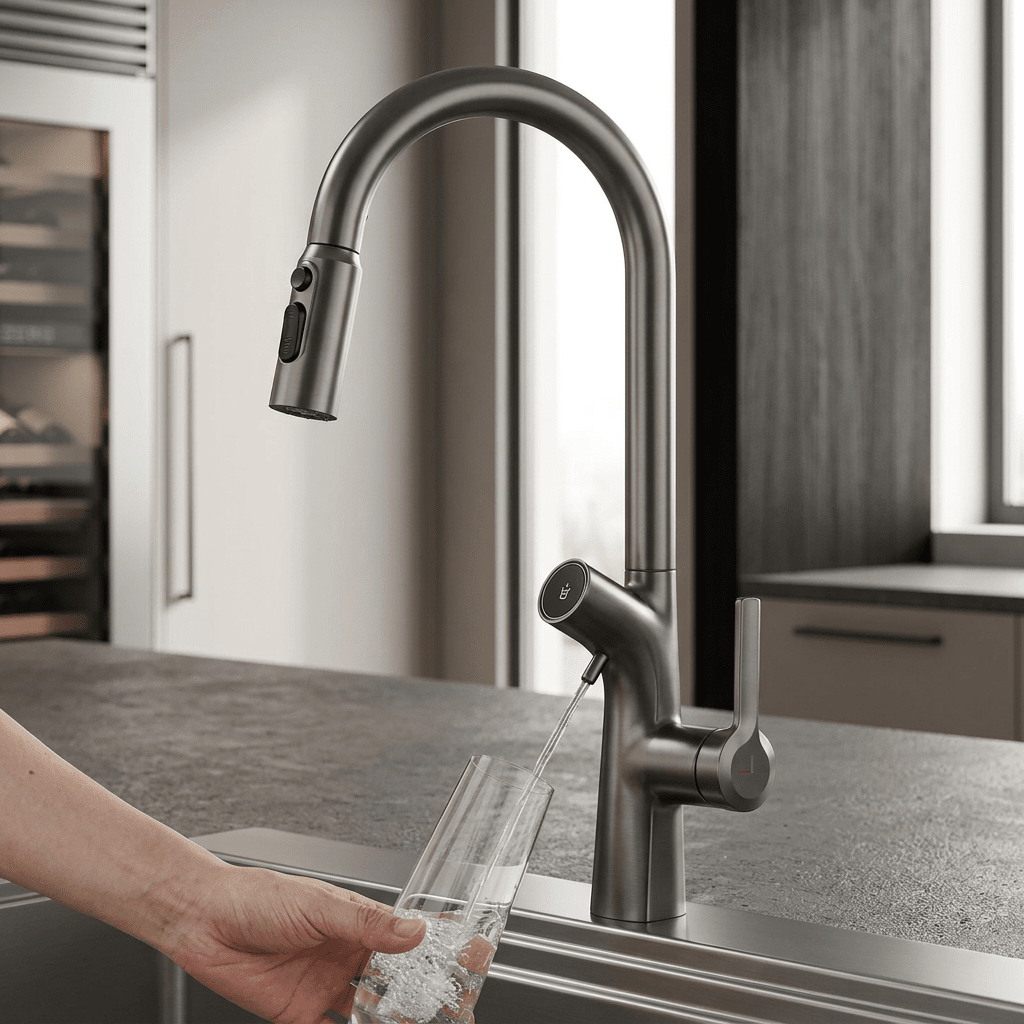 AquaPura Gold Gourmet Faucet