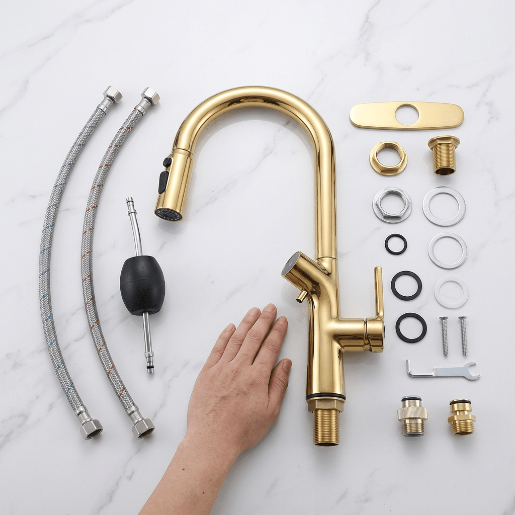 AquaPura Gold Gourmet Faucet