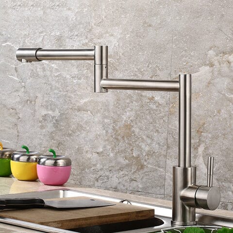 Artifice Home ProFend Stainless Steel 360° Articulated Countertop Gourmet Faucet