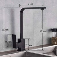 Gourmet Kitchen Faucet High Spout Single-Handle Crane Track 360°