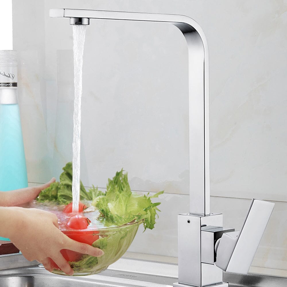 Gourmet Kitchen Faucet High Spout Single-Handle Crane Track 360°